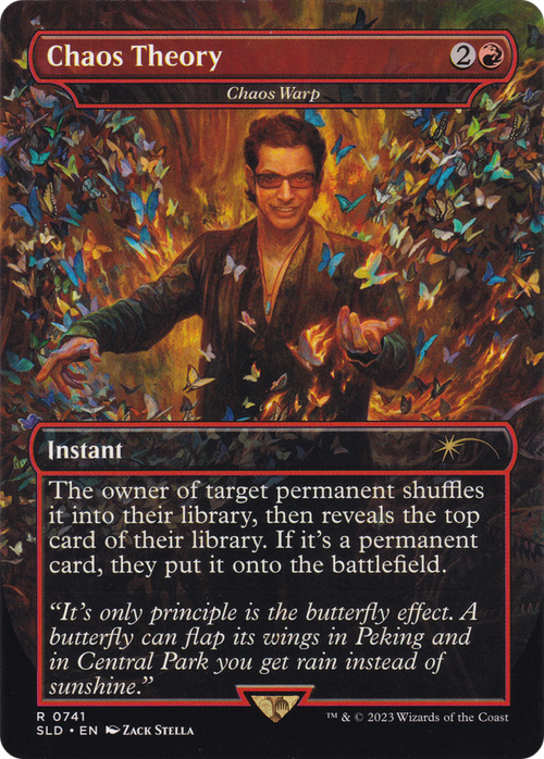 Chaos Theory - Chaos Warp (SLD-741) - Secret Lair Drop / Chaos Theory (Borderless)