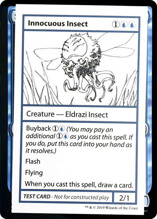 Innocuous Insect (No PW Symbol) (CMB1-023) - Mystery Booster Playtest Cards 2021