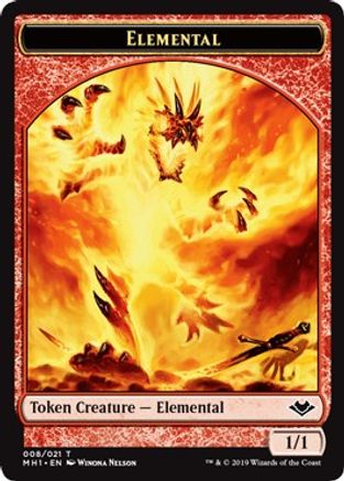 Elemental (008) // Bear Double-Sided Token (MH1-8 // 11) - Modern Horizons