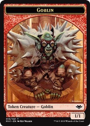 Goblin // Squirrel Double-Sided Token (MH1-10 // 15) - Modern Horizons