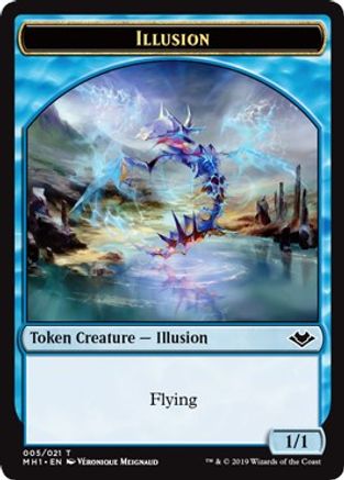 Illusion // Squirrel Double-Sided Token (MH1-5 // 15) - Modern Horizons