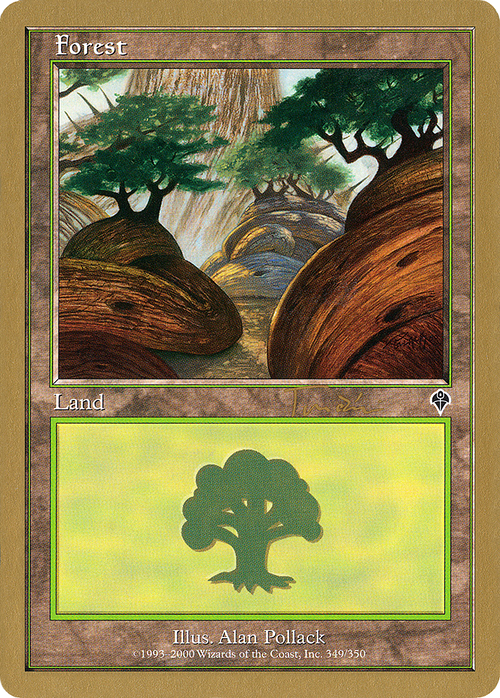 Forest (349) - 2001 Jan Tomcani (INV) (WCD-) - World Championship Decks 2001