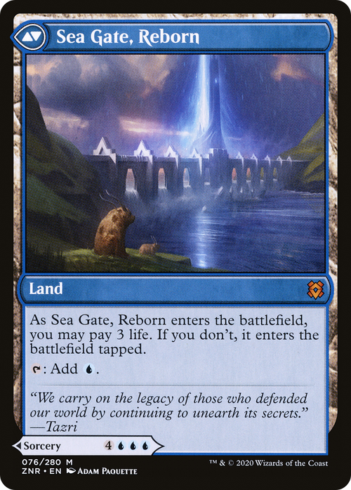 Sea Gate Restoration (ZNR-076) - Zendikar Rising