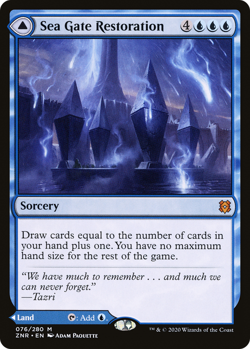 Sea Gate Restoration (ZNR-076) - Zendikar Rising