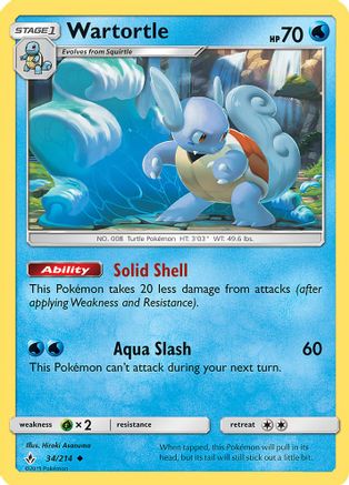 Wartortle (Premium Collection Promo) 034/214  - Holofoil Miscellaneous Cards & Products - Promo