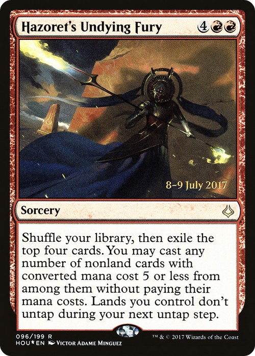 Hazoret's Undying Fury (PRE-96S) - Hour of Devastation Promos Foil