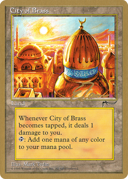 City of Brass - 1996 Eric Tam (ARN) (WCD-) - Pro Tour Collector Set