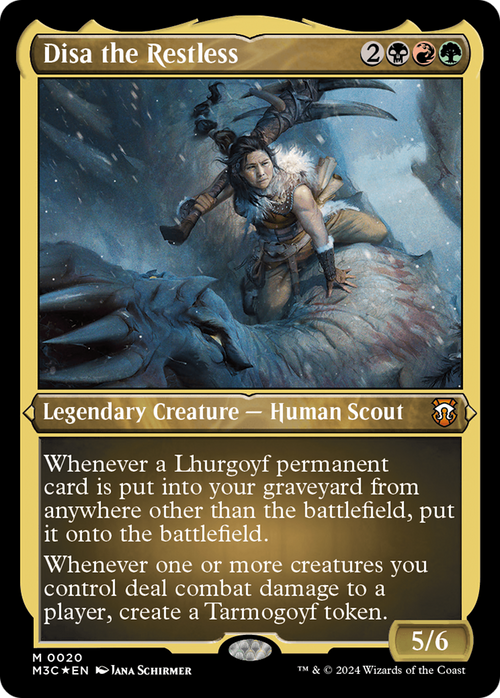 Disa the Restless (M3C-020) - Modern Horizons 3 Commander Etched Foil