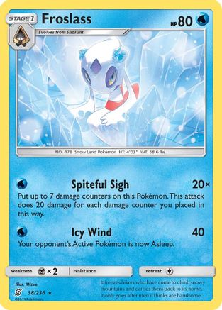 Froslass/236  - Reverse Holofoil SM  Unified Minds - Holo Rare