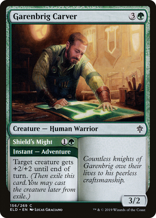 Garenbrig Carver (ELD-156) - Throne of Eldraine Foil