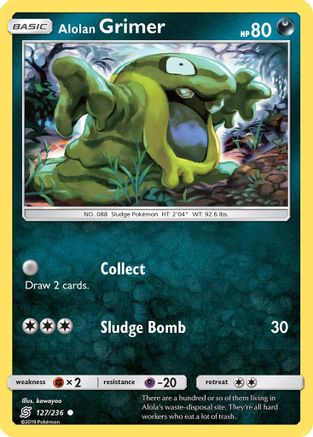 Alolan Grimer 127  SM  Unified Minds - Common