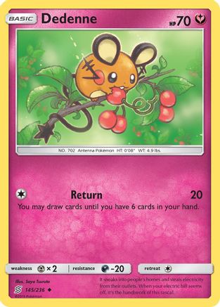 Dedenne 145  SM  Unified Minds - Uncommon