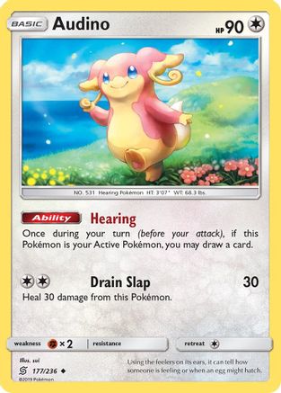 Audino 177  SM  Unified Minds - Uncommon