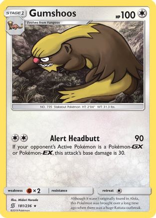Gumshoos  SM  Unified Minds - Rare