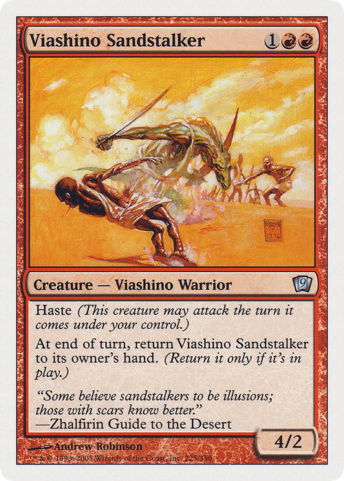 Viashino Sandstalker (9ED-225) - 9th Edition Foil