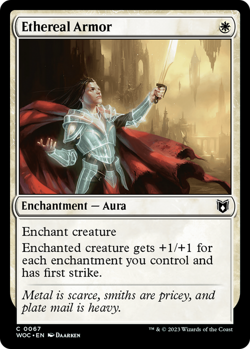 Ethereal Armor (WOC-067) - Wilds of Eldraine Commander