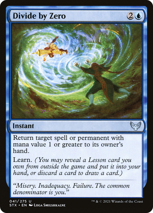 Divide by Zero (STX-041) - Strixhaven: School of Mages Foil