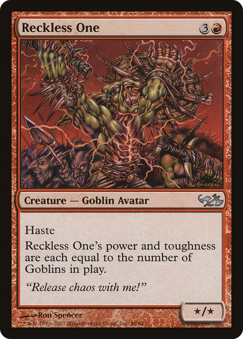 Reckless One (EVG-048) - Duel Decks: Elves vs. Goblins