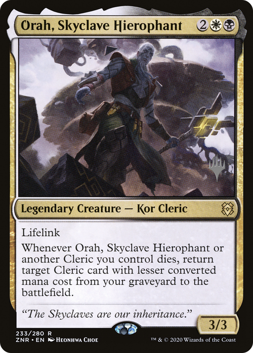 Orah, Skyclave Hierophant (PPZNR-233P) - Zendikar Rising Promos