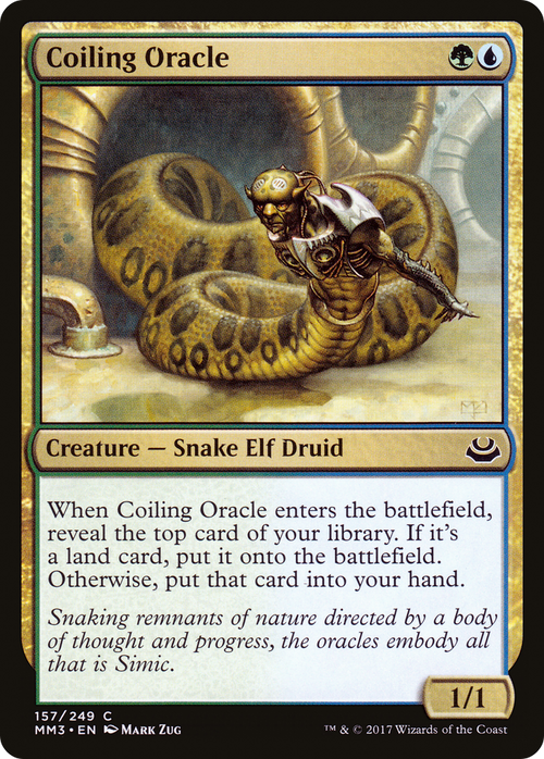 Coiling Oracle (MM3-157) - Modern Masters 2017 Foil