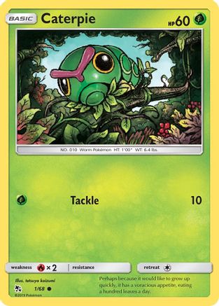 Caterpie 001  Hidden Fates - Common