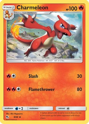 Charmeleon 008  Hidden Fates - Uncommon
