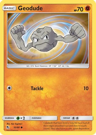 Geodude 033  Hidden Fates - Common