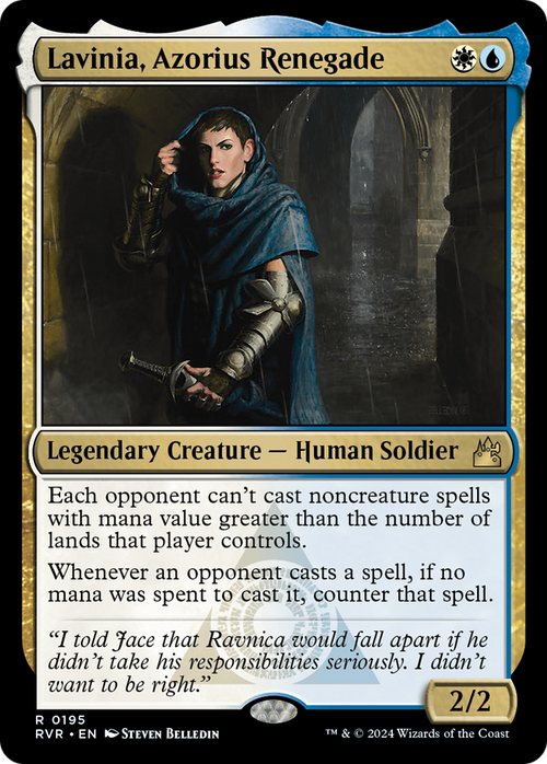Lavinia, Azorius Renegade (RVR-195) - Ravnica Remastered