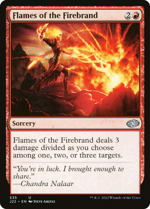 Flames of the Firebrand (J22-535) - Jumpstart 2022