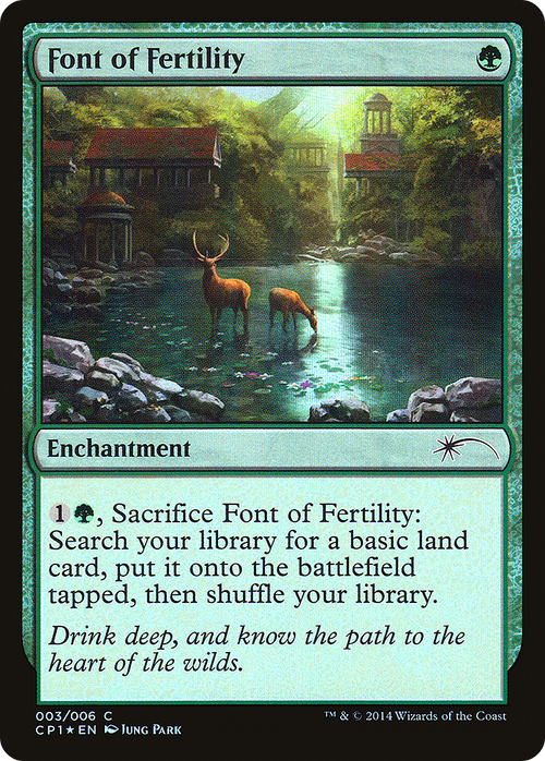 Font of Fertility (UMP-003) - Magic 2015 Clash Pack Foil