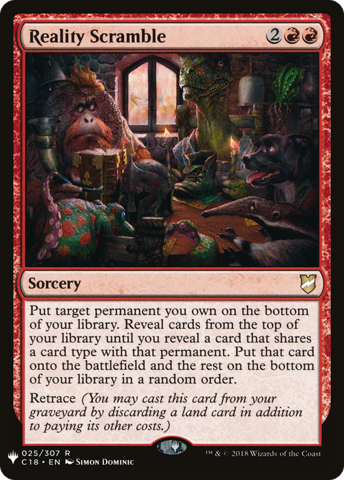 Reality Scramble (LIST-C18-25) - The List