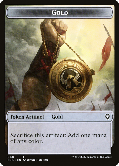 Gold (TCLB-048) - Battle for Baldur's Gate Tokens