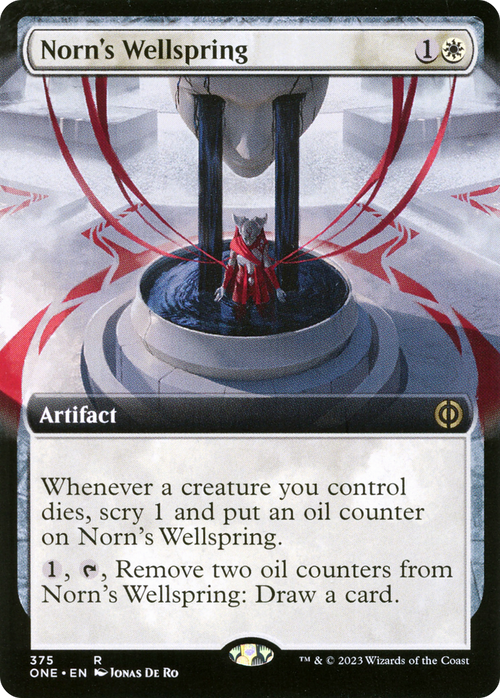 Norn's Wellspring (Extended Art) (ONE-375) - Phyrexia: All Will Be One: (Extended Art) Foil