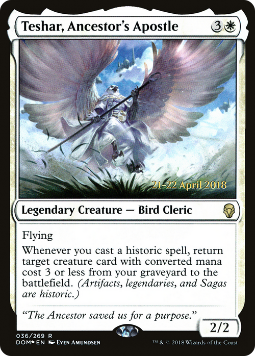 Teshar, Ancestor's Apostle (PRE-36S) - Dominaria Promos Foil