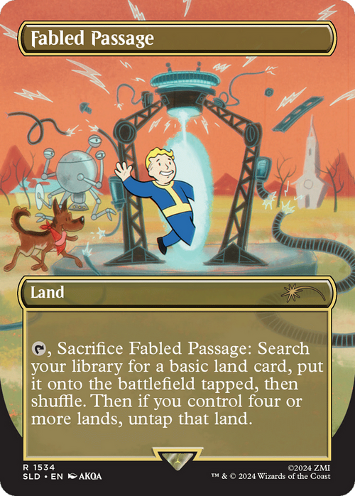 Fabled Passage (1534) (SLD-1534) - Secret Lair Drop (Borderless)