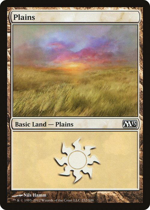 Plains (232) (M13-232) - Magic 2013 Foil