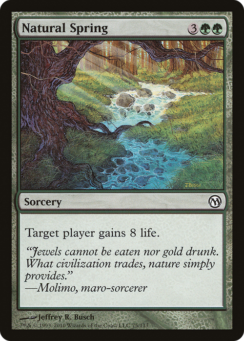 Natural Spring (DPA-075) - Duels of the Planeswalkers