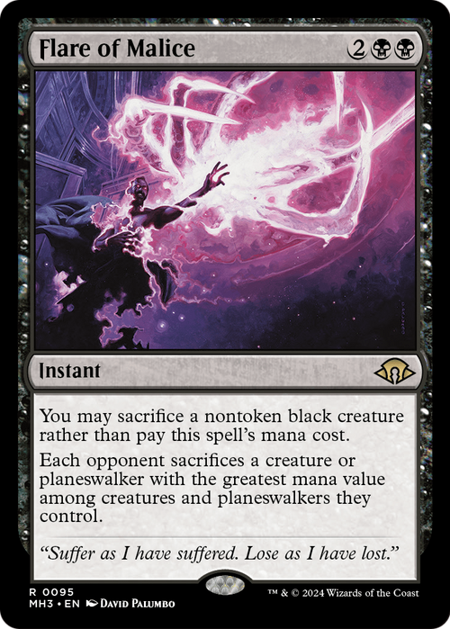 Flare of Malice (MH3-095) - Modern Horizons 3 Foil