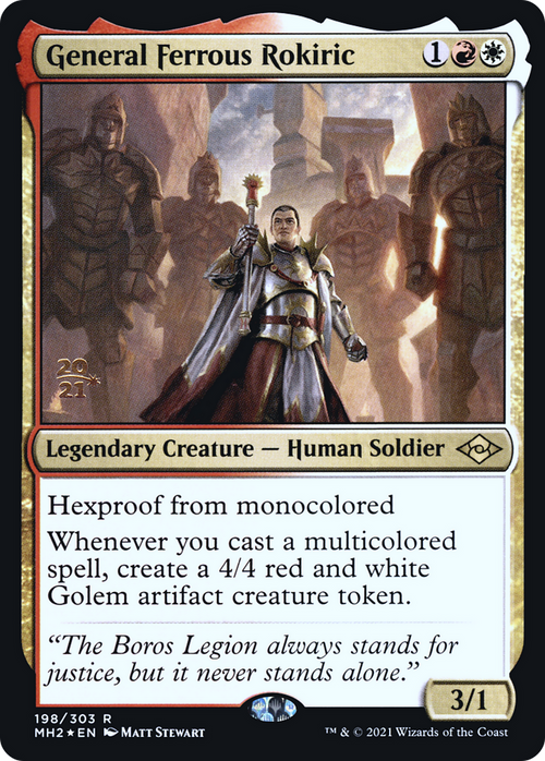 General Ferrous Rokiric (PRE-198S) - Modern Horizons 2 Promos Foil
