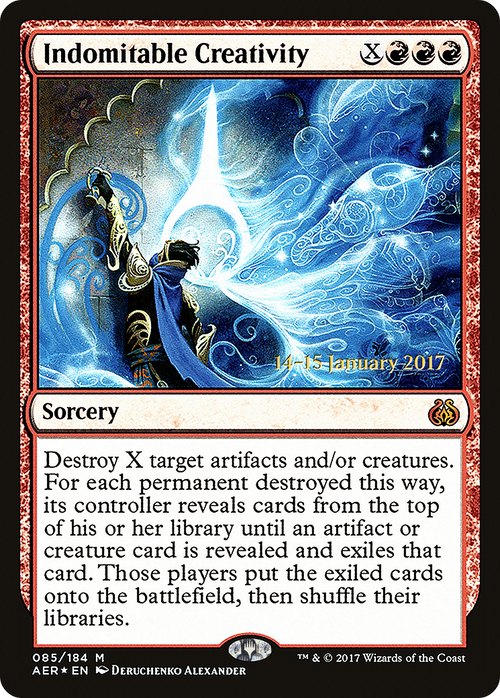 Indomitable Creativity (PRE-85S) - Aether Revolt Promos Foil