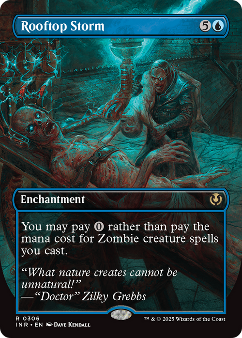 Rooftop Storm (Borderless) (INR-306) - Innistrad Remastered: (enchantment)