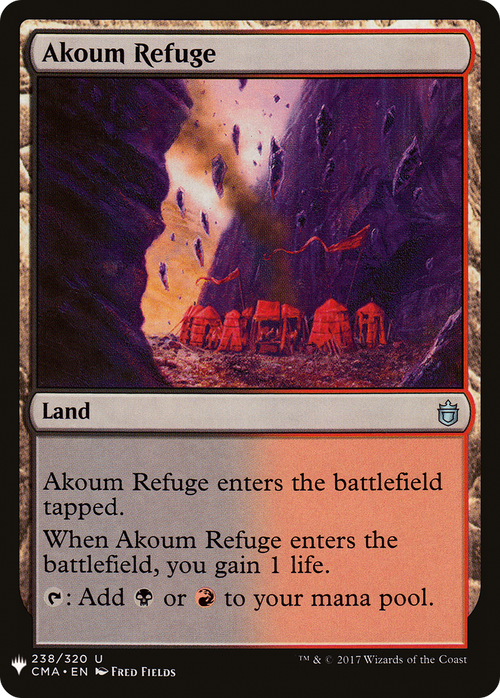 Akoum Refuge (LIST-CMA-238) - The List