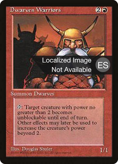 Dwarven Warriors (4BB-) - Fourth Edition Foreign Black Border