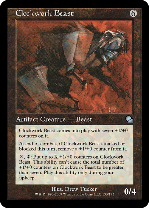 Clockwork Beast (ME1-153) - Masters Edition Foil