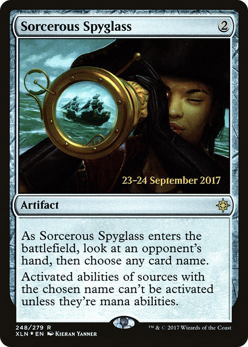 Sorcerous Spyglass (XLN) (PRE-248S) - Ixalan Promos Foil