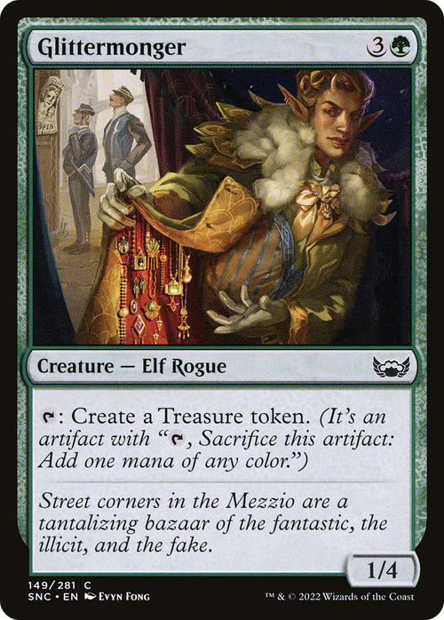 Glittermonger (SNC-149) - Streets of New Capenna Foil