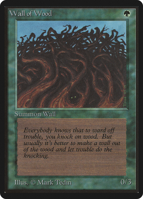 Wall of Wood (LEB-) - Limited Edition Beta