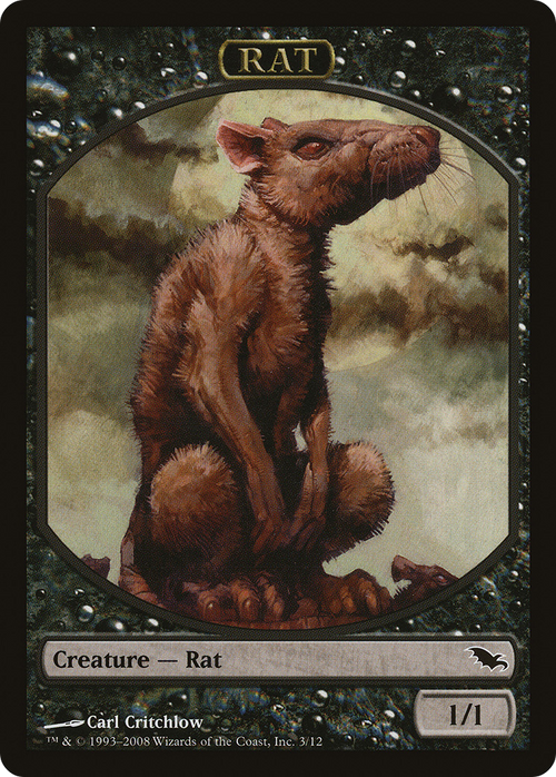 Rat Token (SHM-003) - Shadowmoor Tokens