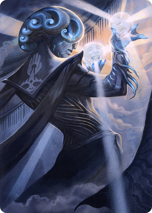 Queza, Augur of Agonies // Queza, Augur of Agonies (ASNC-075) - New Capenna Art Series (Borderless)