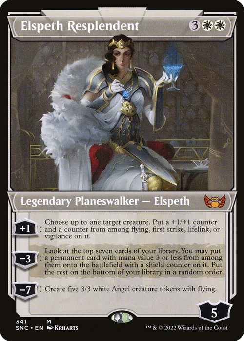 Elspeth Resplendent (Showcase) (SNC-341) - Streets of New Capenna: (Showcase) Foil